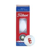 USC Trojans SC Interlock Titleist 3-Pack Golf Ball